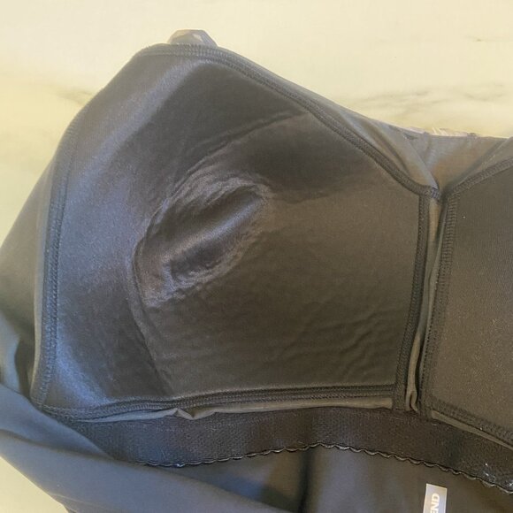 Lands End Swimsuit Size 18DD Leopard Cheetah Black Tummy Control One Piece - Picture 5 of 10